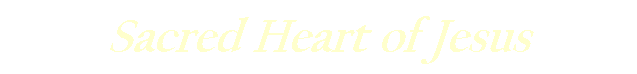 Sacred Heart of Jesus